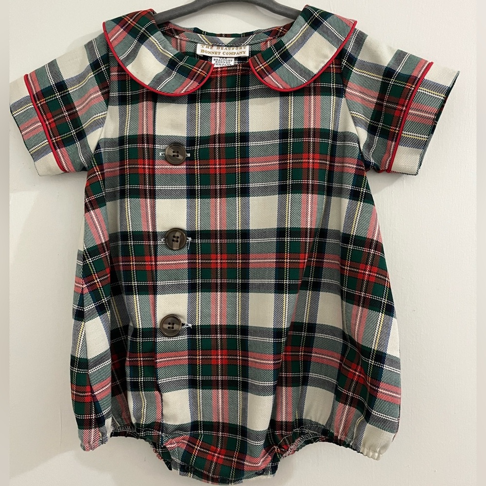 The Beaufort Bonnet Company Brock Bubble in Aiken Place Plaid